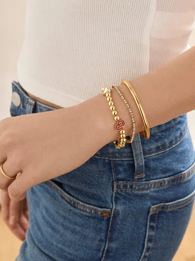 Baublebar University Of Oklahoma Pisa Bracelet In Gold