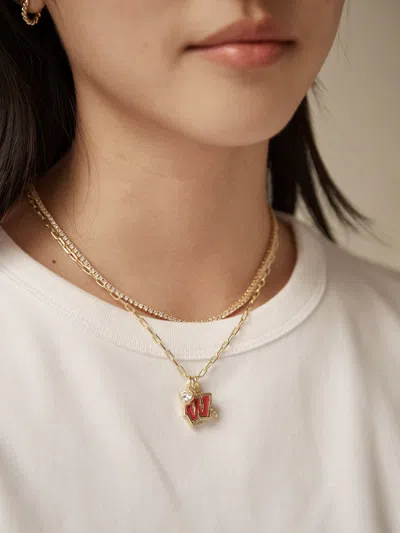 Baublebar University Of Wisconsin Cluster Charm In Red