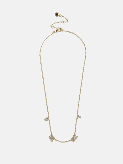 Baublebar Varsity Number Custom Necklace In Gold