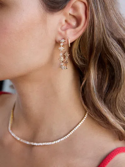 Baublebar Venus Celestial Hoop Earrings In Gold