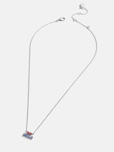 Baublebar Wear By Erin Andrews X  Enamel Slogan Necklace In Metallic