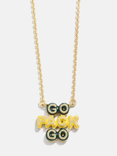 Baublebar Wear By Erin Andrews X  Enamel Slogan Necklace In Multi