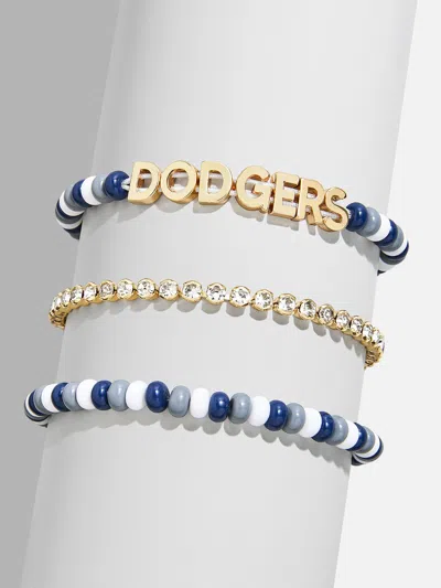 Baublebar Wear By Erin Andrews X  Los Angeles Dodgers Bracelet Set In Multi