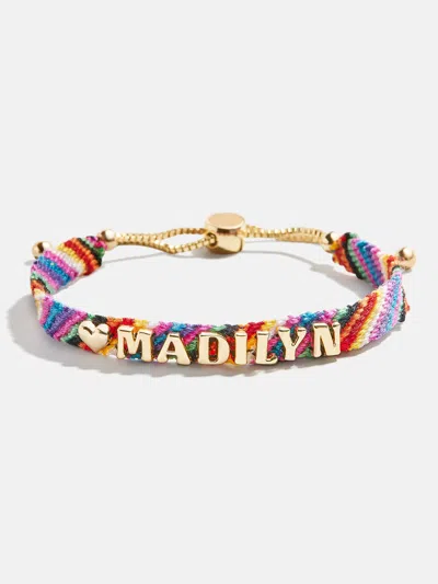 Baublebar Woven Kids' Custom Friendship Bracelet In Multi