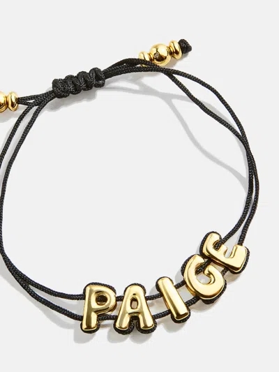 Baublebar Wrapped Up Bubble Waterproof Custom Cord Bracelet In Black