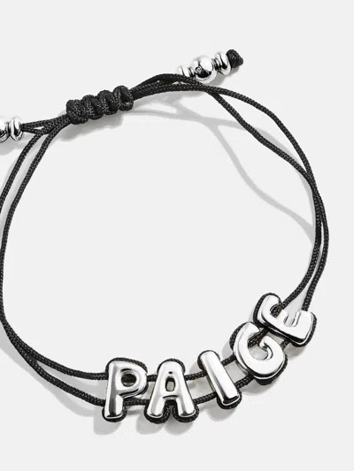 Baublebar Wrapped Up Bubble Waterproof Custom Cord Bracelet In Black