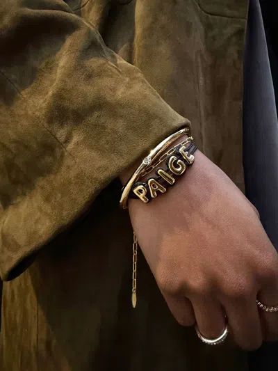 Baublebar Wrapped Up Bubble Waterproof Custom Cord Bracelet In Black