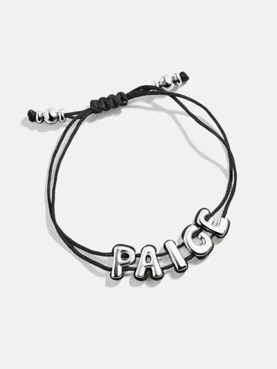 Baublebar Wrapped Up Bubble Waterproof Custom Cord Bracelet In Black