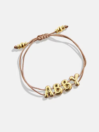 Baublebar Wrapped Up Bubble Waterproof Custom Cord Bracelet In Brown