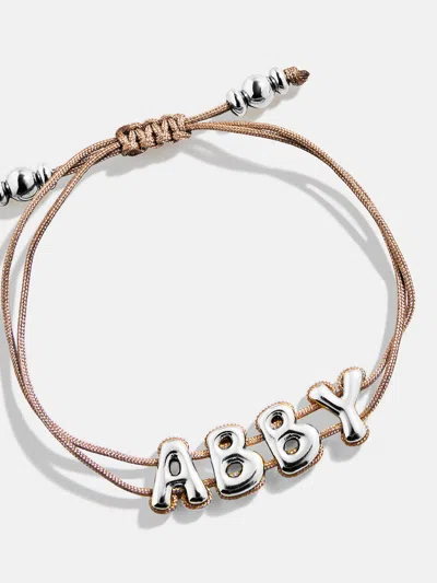 Baublebar Wrapped Up Bubble Waterproof Custom Cord Bracelet In Brown