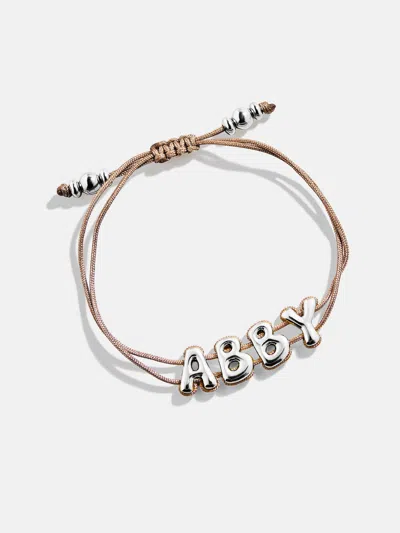 Baublebar Wrapped Up Bubble Waterproof Custom Cord Bracelet In Brown