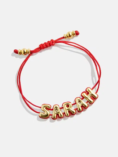 Baublebar Wrapped Up Bubble Waterproof Custom Cord Bracelet In Red