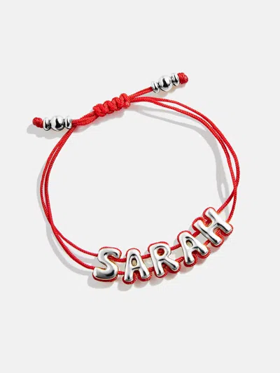 Baublebar Wrapped Up Bubble Waterproof Custom Cord Bracelet In Red