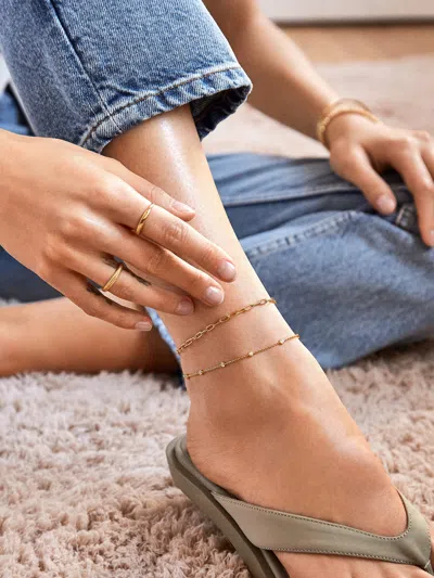 Baublebar Yasmine 18k Gold Anklet In Gold