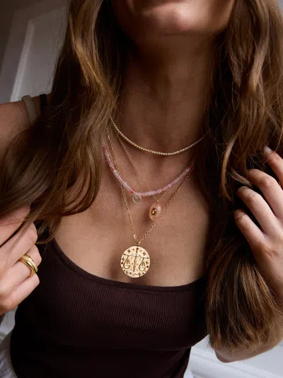 Baublebar Zodiac Pendant Necklace In Gold