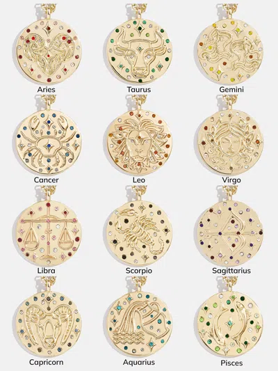 Baublebar Zodiac Pendant Necklace In Brown