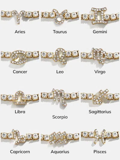 Baublebar Zodiac Tennis Bracelet In Gold