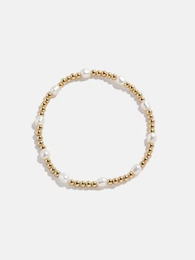 Baublebar Pearl Stretch Bracelet In Gold