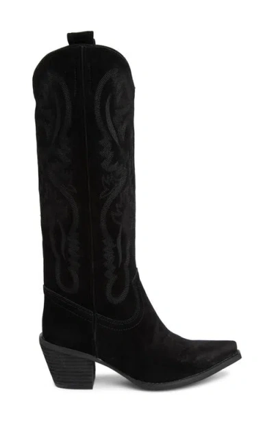 Jeffrey Campbell Rancher Knee High Western Boot In Multi