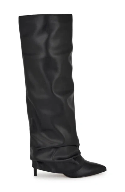 Nine West Wnrandee3 Womens Covered Heel Manmade Over-the-knee Boots In Multi