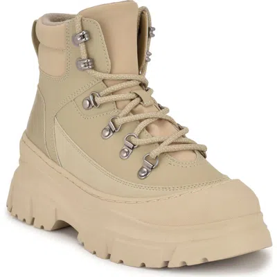 Nine West Budde Lug Sole Bootie In Neutral