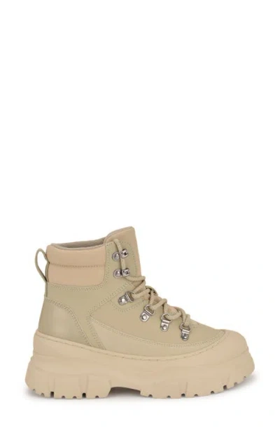 Nine West Budde Lug Sole Bootie In Neutral