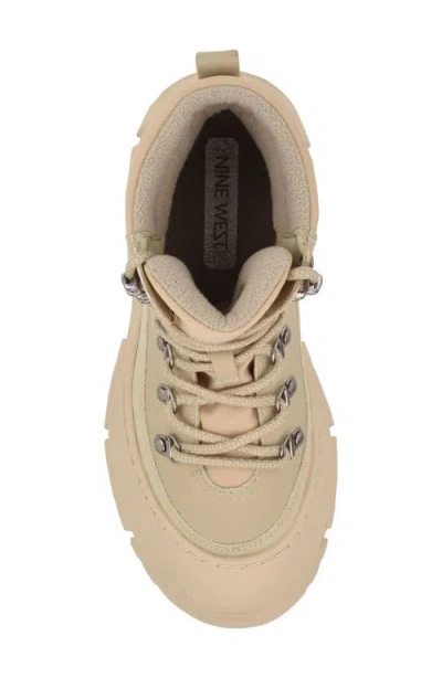 Nine West Budde Lug Sole Bootie In Neutral