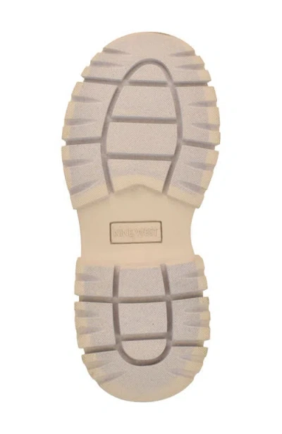 Nine West Budde Lug Sole Bootie In Neutral
