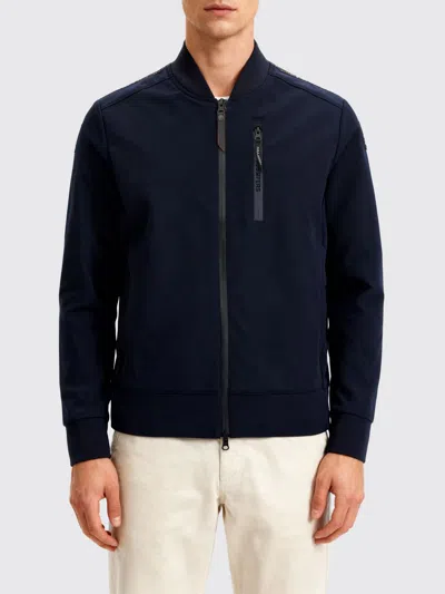 Parajumpers 'mckay' Chest Pocket Sweatshirt Long Sleeves In Blue