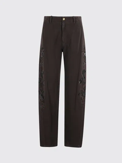 Ermanno Firenze Pants  Woman Color Dark In Black