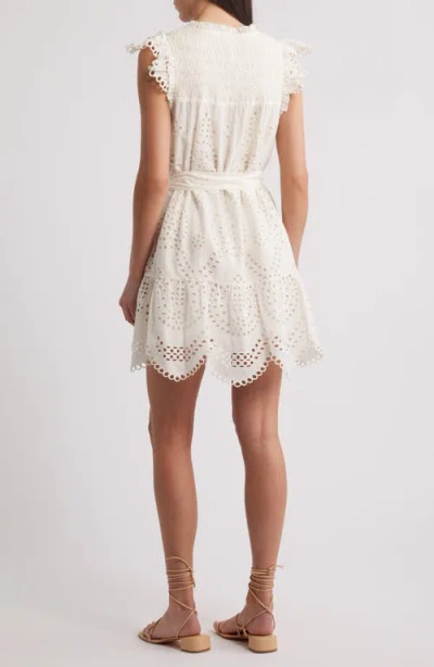 Cleobella Mireya Mini Dress In Ivory In White