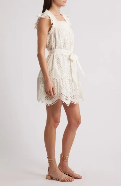 Cleobella Mireya Mini Dress In Ivory In White