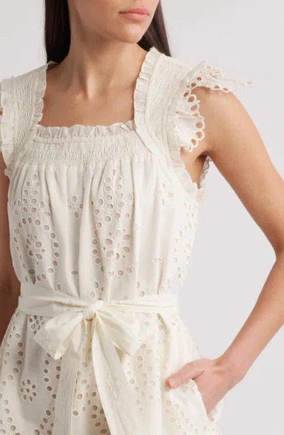 Cleobella Mireya Mini Dress In Ivory In White