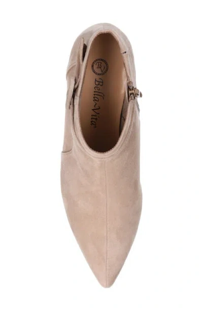 Bella Vita Bindi Womens Suede Zipper Booties In Multi