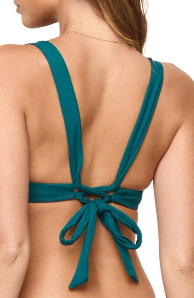 L*space Lspace Mako Underwire Bikini Top In Blue