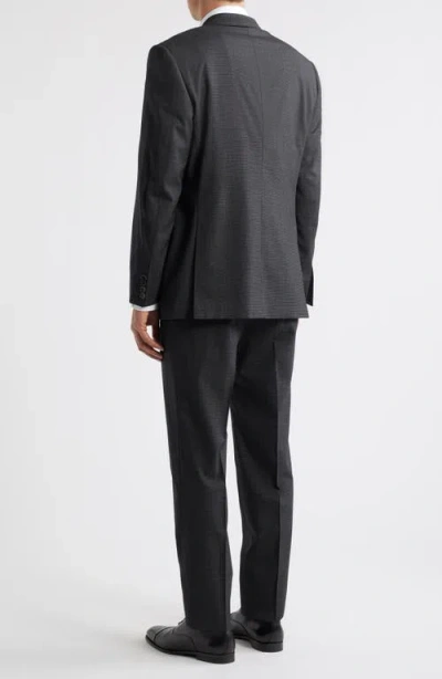 Canali Siena Regular Fit Check Stretch Wool Suit In Multi