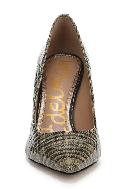 Sam Edelman Hazel Pointed Toe Pump In Gray