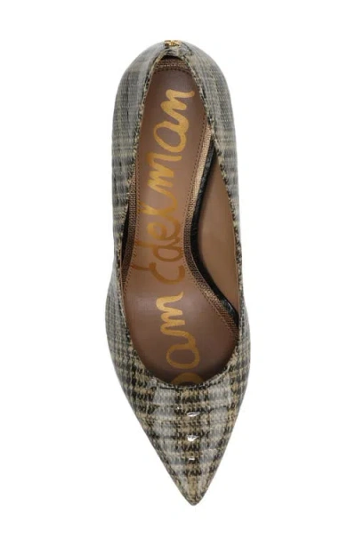 Sam Edelman Hazel Pointed Toe Pump In Gray