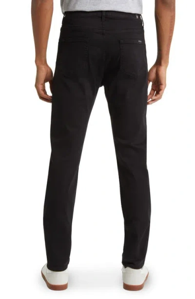7 For All Mankind Luxe Performance Plus Slimmy Taper Jeans In Black