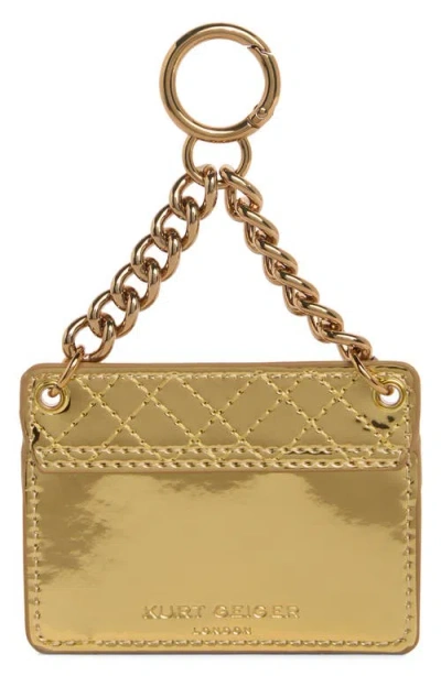 Kurt Geiger London Brixton Charm Keychain In Gold