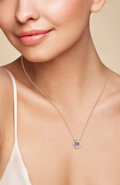 Ember Fine Jewelry 14k Gold Button Necklace In Gold