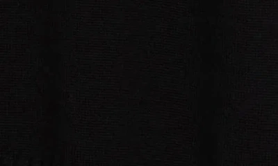 Eileen Fisher Turtleneck Long Sleeve Merino Wool Sweater Dress In Black