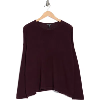 Eileen Fisher Long Sleeve Sweater In Purple