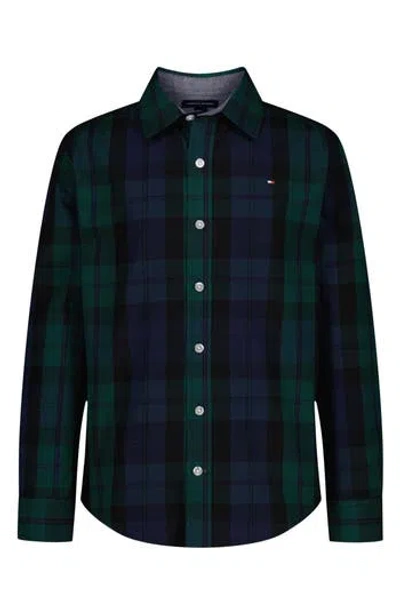 Tommy Hilfiger Blackwatch Plaid Button-up Shirt In Multi