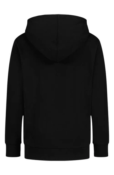 Lucky Brand Kids' American Flag Fair Isle Hoodie In Black