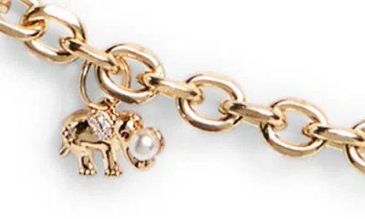 Kate Spade New York Circus Charm Chain Belt In Gold