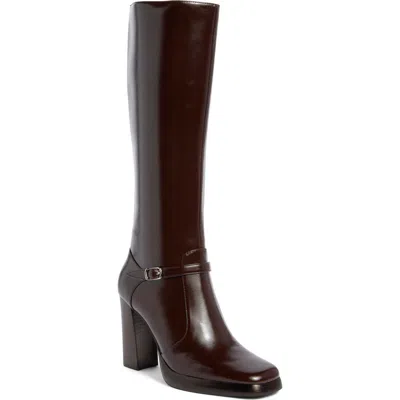 Jeffrey Campbell Willowz Knee High Boot In Brown