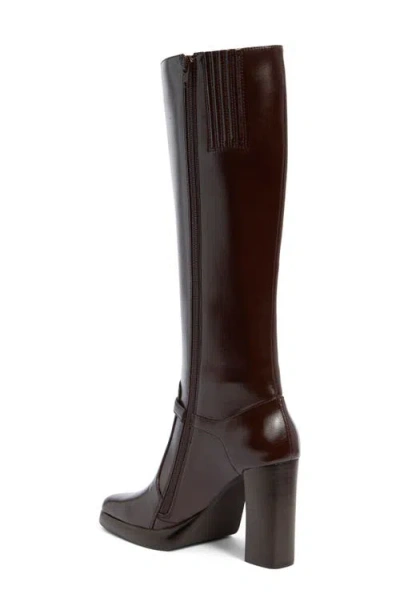 Jeffrey Campbell Willowz Knee High Boot In Brown
