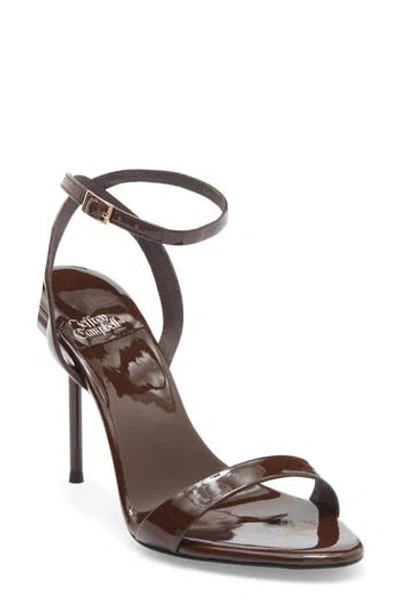 Jeffrey Campbell Blossmz Ankle Strap Satin Sandal In Multi