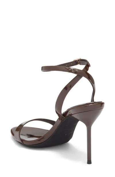 Jeffrey Campbell Blossmz Ankle Strap Satin Sandal In Multi